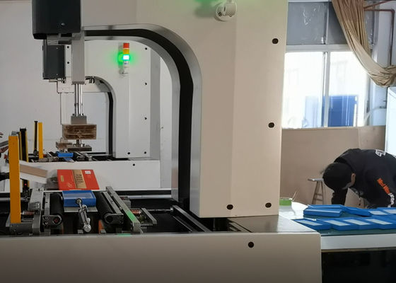 Komercyjna maszyna do owijania sztywnych pudełek na buty długość składania 10mm 100mm