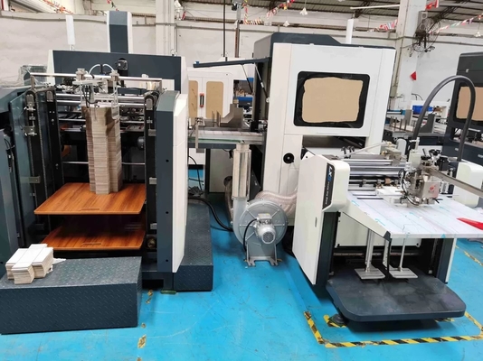 Maszyna do produkcji sztywnych pudełek o gramaturze 80 - 350 g / m2 z silnikiem 13 kW